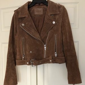 Blank NYC Suede Moto Jacket